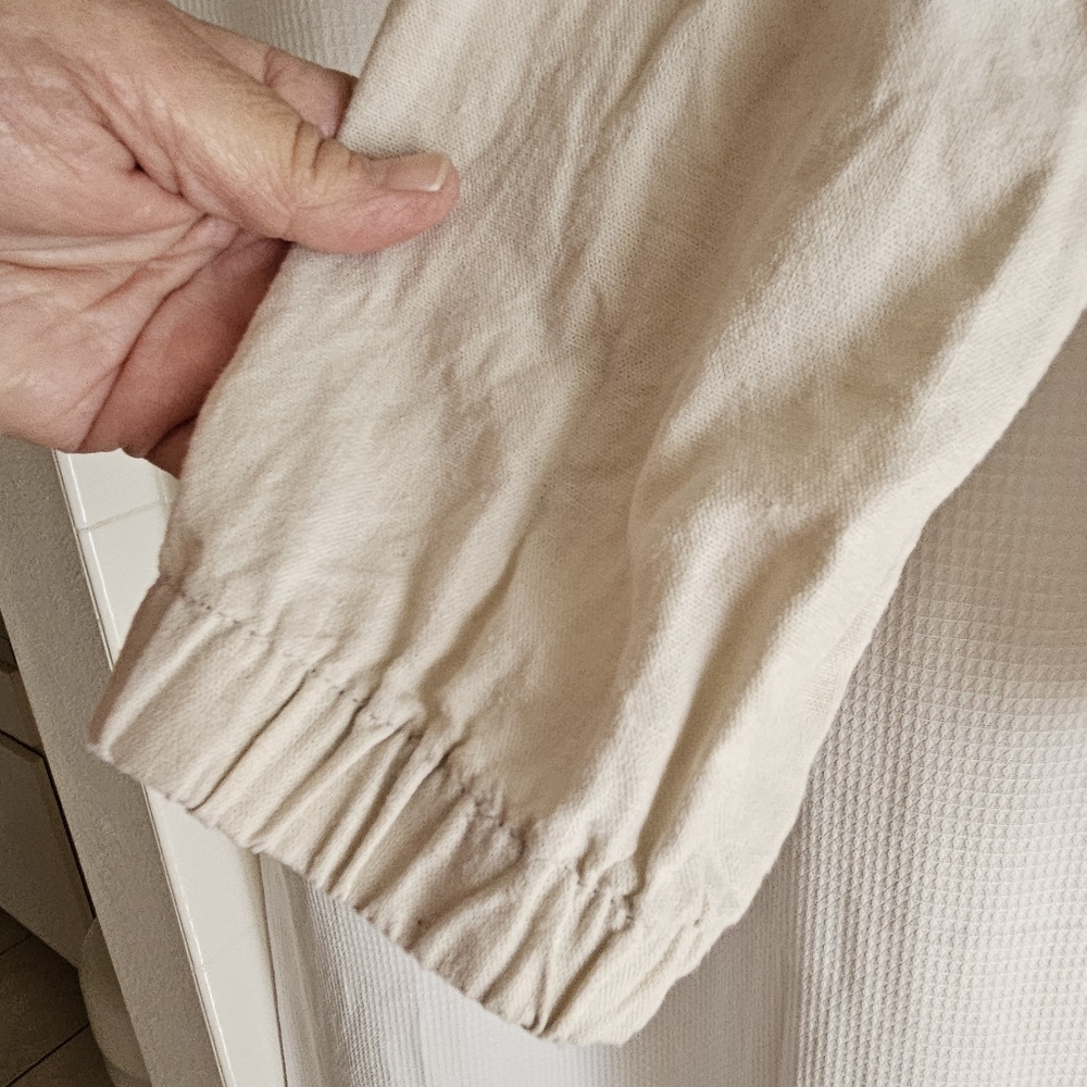 Old Navy Women's Tan Linen Utility Jacket - Picture 5 of 7